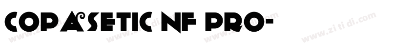 Copasetic NF Pro字体转换